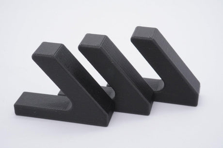 BF3D 3er-Set Garderobenhaken für Momento Akustik Paneele - 13mm, Klebeversion Haken - BF3D Solution