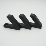 3er-Set Garderobenhaken für Momento / Denpanels Akustik Paneele - 13mm inkl. Schrauben