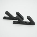 2er-Set Doppel-Garderobenhaken für Momento / Denpanels Akustik Paneele - 13mm inkl. Schrauben