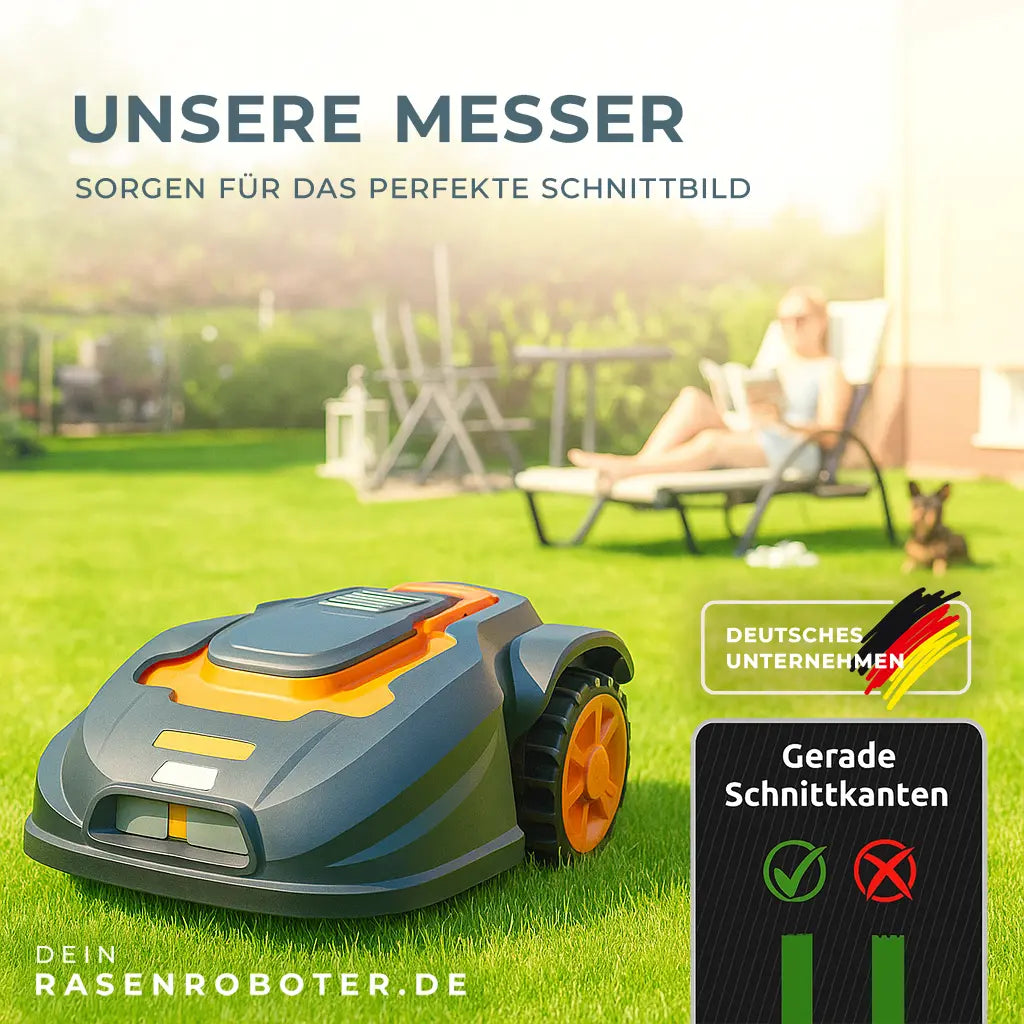 30 Edelstahl Ersatzmesser - Klingen für Scheppach RoboCut XXL900 Mähroboter Dein-Rasenroboter.de
