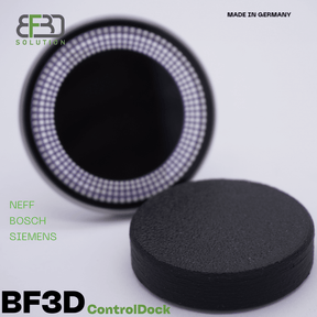 BF3D Halterung für Twist Pad® NEFF®, Bosch® u. Siemens®. Wandhalter zur sicheren Aufbewahrung und Montage - BF3D Solution