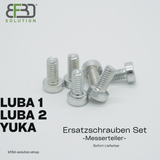 6x Schrauben für Messerteller – kompatibel mit Mammotion ® LUBA & YUKA Mährobotern/Rasenrobotern - BF3D Solution