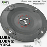 6x Schrauben für Messerteller – kompatibel mit Mammotion ® LUBA & YUKA Mährobotern/Rasenrobotern - BF3D Solution