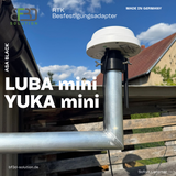 RTK Adapter für Mammotion ® Luba mini AWD u. Yuka mini für SAT Wandhalter -RTK Befestigung / Halter - Zubehör
