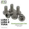 6x Edelstahl Schrauben passend für Mammotion® LUBA & YUKA Mähroboter Messerteller BF3D Solution