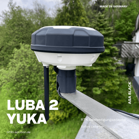 RTK Halterung für Mammotion ® Luba 2 AWD u. Yuka / M8 Schraubenmontage 55mm Version / Halter - Zubehör - BF3D Solution