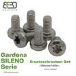 Ersatzschrauben Set (Edelstahl) für Messerteller – kompatibel mit Gardena Mährobotern / Rasenrobotern BF3D Solution