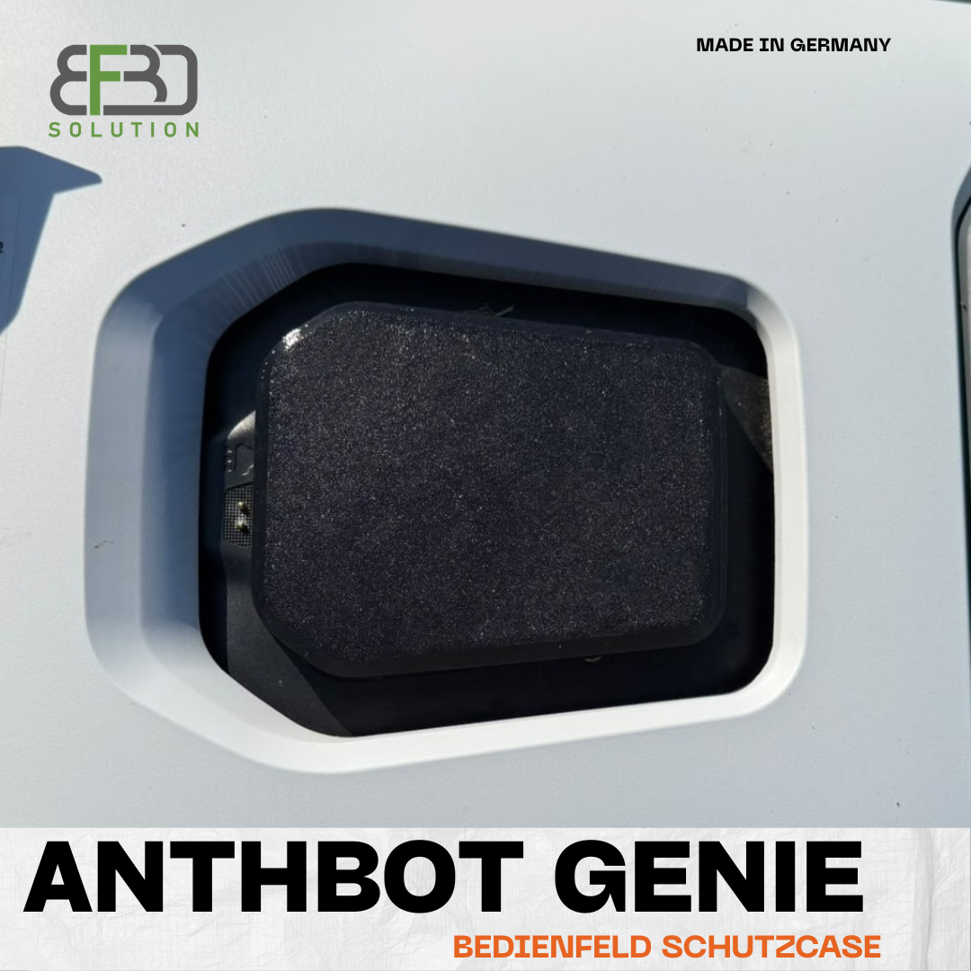Bedienfeld-Schutzcase für ANTHBOT Genie-Serie | UV- & Wetterschutz BF3D Solution