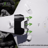 FaceShield für Mammotion ® Luba 2 AWD Kameraschutz - Kamera Zubehör ALL WHITE - BF3D Solution
