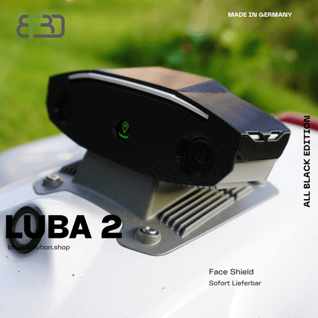 FaceShield für Mammotion ® Luba 2 AWD Kameraschutz - Kamera Zubehör ALL BLACK - BF3D Solution