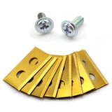 30 rostfreie Titan 2-Loch Ersatz-Messer-Klingen für AMA Freemow RBA1500