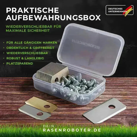 Cramer kompatible Ersatzklingen – Edelstahl (30 Stück) Dein-Rasenroboter.de