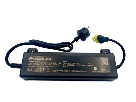 Husqvarna® Ersatzteil Netzadapter / Trafo / Netzgerät / Netzteil für Ladestation mit 28 Volt, 1,15 A Leistung Dein-Rasenroboter.de