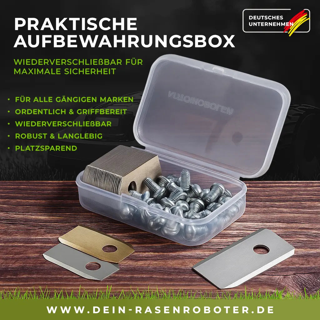 24x Titan Messer für Mammotion Luba und Yuka Serie | 1,0mm Set24x