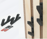 2er-Set Doppel-Garderobenhaken für Momento / Denpanels Akustik Paneele - 13mm inkl. Schrauben