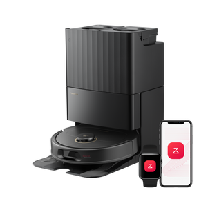 Roborock Qrevo S5V in Schwarz mit 12.000 Pa und All-in-One Dock