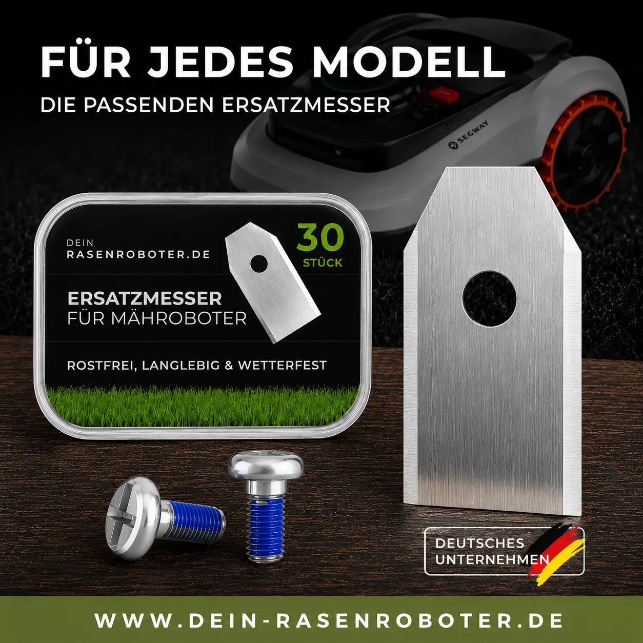 Segway Navimow i105 | i105E Klingen - Messer Edelstahl