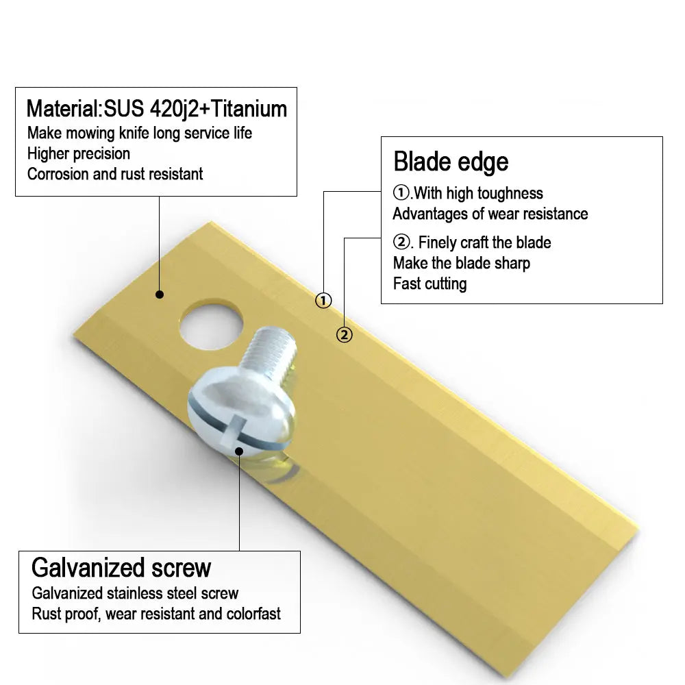 Stiga A & G Mähroboter Modelle 30  Klingen - Messer Titan | Ersatzklingen