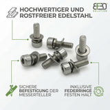 Ersatzschrauben-Set für den Messerteller der Segway Navimow i und H Serie aus Edelstahl.
