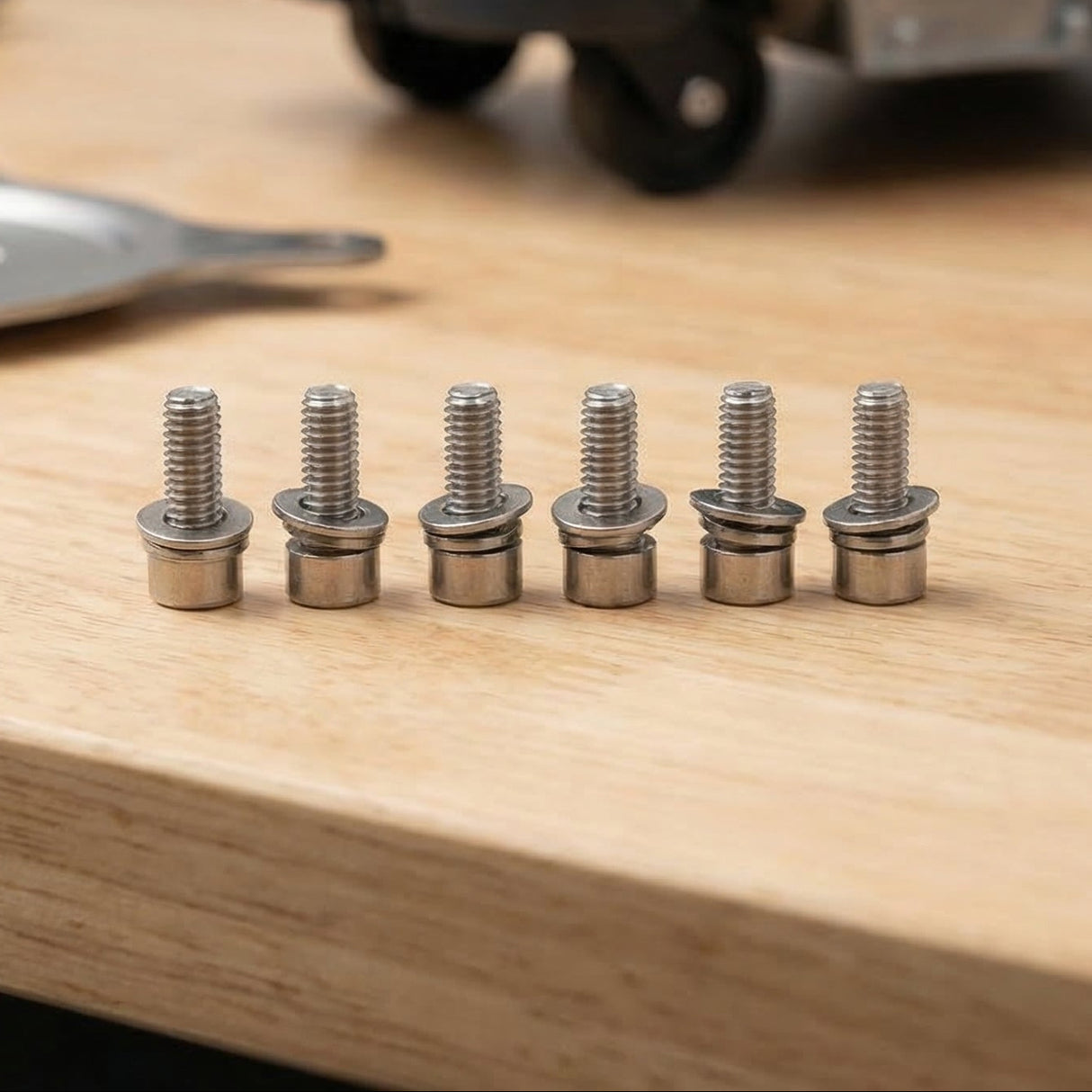 Ersatzschrauben-Set für den Messerteller der Segway Navimow i und H Serie aus Edelstahl.
