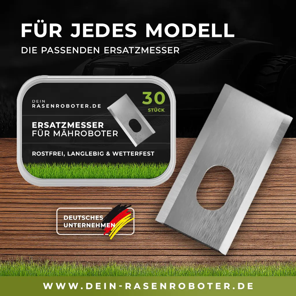Edelstahlklingen für Dreame & Mova Mähroboter | 0,90 mm Dein-Rasenroboter.de
