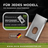 Edelstahlklingen für Dreame & Mova Mähroboter | 0,90 mm Dein-Rasenroboter.de