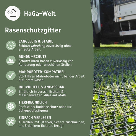Premium Rasenschutzgitter – starker Schutz für Ihren Rasen HaGa-Welt
