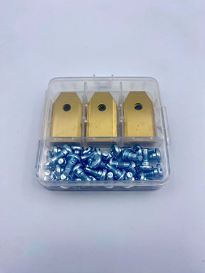30x Premium Titan Ersatzmesser für Yardcare | Gold Edition | inkl. Schrauben Dein-Rasenroboter.de