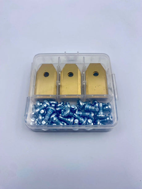 30x Premium Titan Ersatzmesser für Yardcare | Gold Edition | inkl. Schrauben Dein-Rasenroboter.de