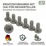 Ersatzschrauben Set (VA) für Messerteller – kompatibel mit Husqvarna Mährobotern/Rasenrobotern BF3D Solution