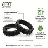 BF3D Radprofil für WORX ® L1000 (WR147E) Landroid Gummi All Terrain FLEXIBEL BF3D Solution