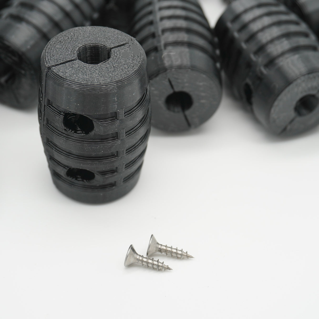 Detailaufnahme des Gummiprofils der Ersatzrolle für Mammotion Luba Omni-Wheel.
