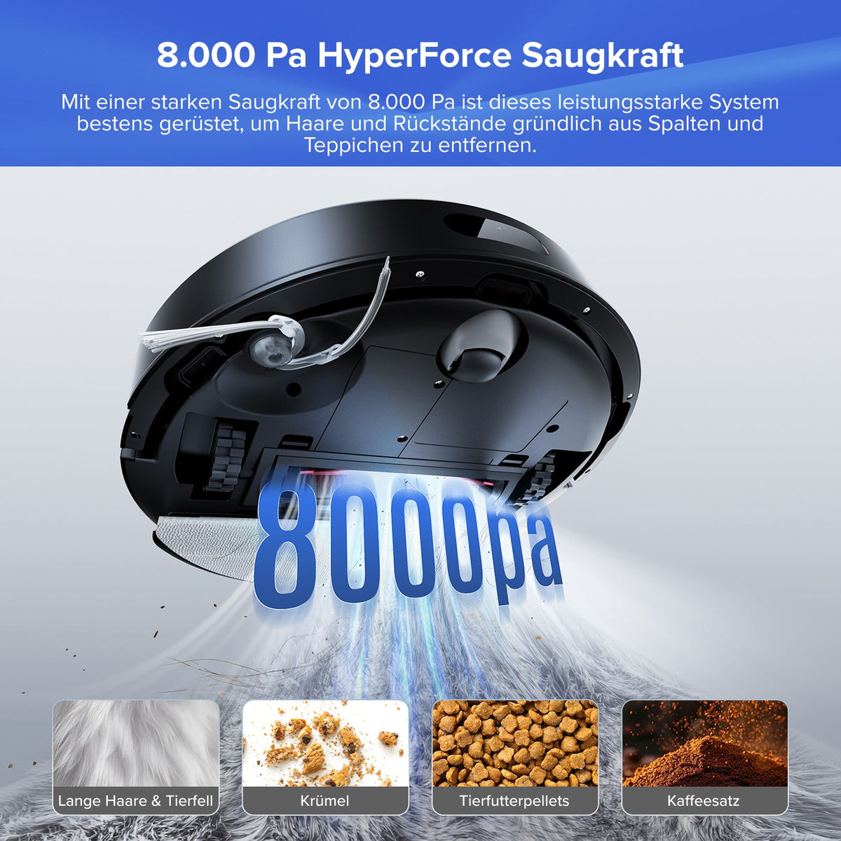 Roborock Q7 L5+ Set Saug- & Wischroboter | 8.000 Pa, Auto-Entleerung Roborock Deutschland Official Site